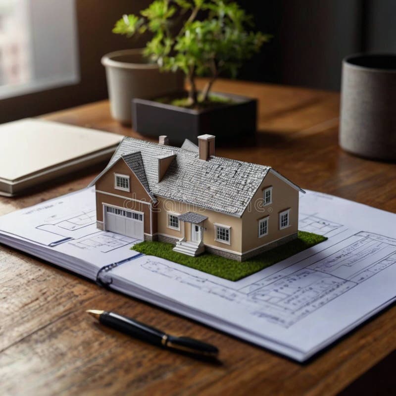 Project Homes Explained: Real Estate Agentcy Stock Illustration ...