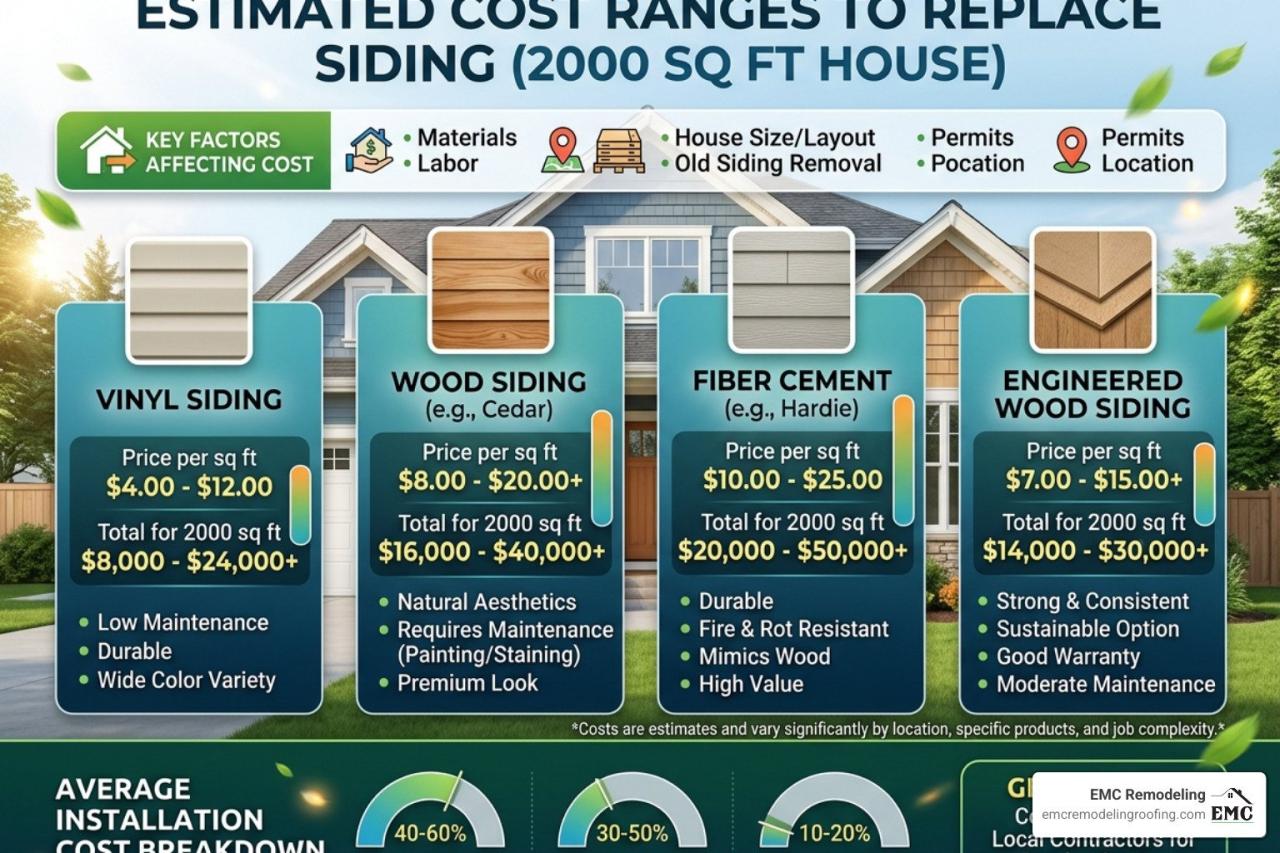 Cost to Replace Siding on House: 2026 Ultimate Guide